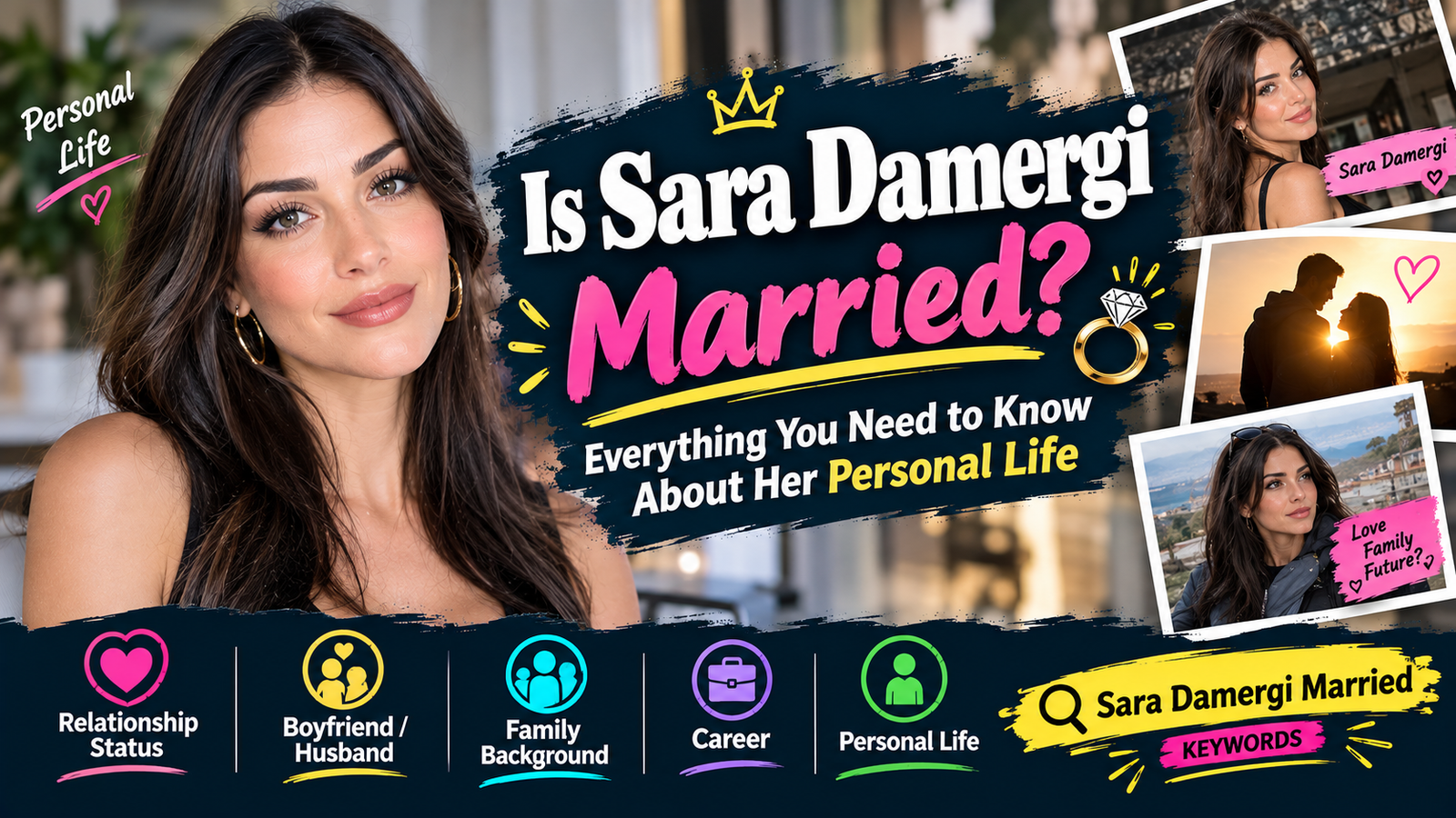 Is Sara Damergi Married